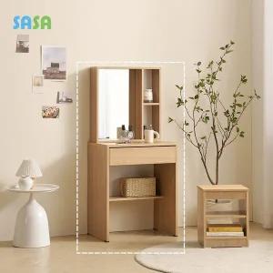 [SASA]사사가구 하이 600 수납거울 화장대세트