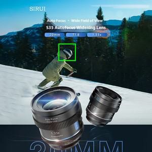 새로운 시루이 20mm T1.8 1.33x S35 AF 아나모픽 렌즈 (소니 E, 니콘 후지 X MTF 호환)