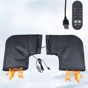 오토바이 열선 토시 보호 방한 발열 그립 온열 두꺼운 온도 핸들 배달