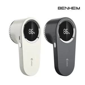 벤하임 충전식 보풀제거기 강력 무선 휴대용 세탁소용 가정용 의류용 6중칼날 LCD LED 보풀제거기 BKL001