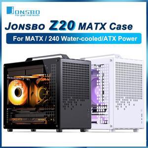 JONSBO Z20 MATX 케이스 분리형 핸들은 240 수냉식 363mm 그래픽 카드 측면 투명도 데스크탑 미니 PC 섀시