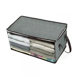 [골드스마일]이불수납함 홈슨 투명창 부직포 옷정리함 접이식 리빙박스