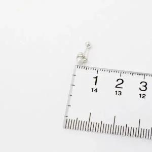 [하프클럽/]여자 하트 포인트 미니멀리즘 925 진주 피어싱