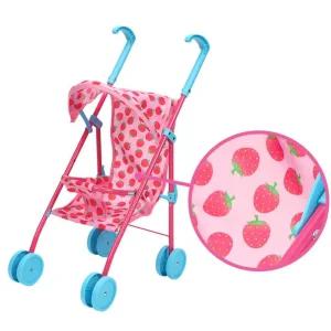 귀여운 딸기패턴 인형놀이 유모차 완구 인기선물 키즈