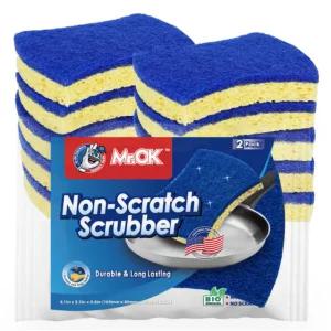 Mr.OK 천연펄프 셀룰로오스 제로 스크래치 수세미 2개입 x 5개