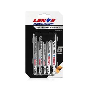 레녹스 1994456 금속 목재 다용도 직소날 세트 5P톱 직쏘 쏘기 절삭공구 직소 작업 작업용