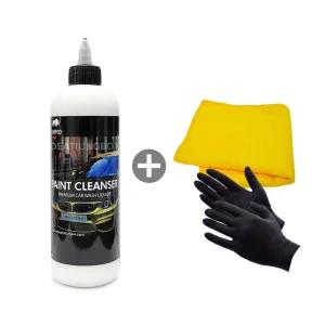 림피오 페인트클렌저 도장크리너 페클 탈지제 500ml+타월장갑 세트