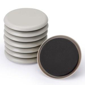 CO-Z 가구 슬라이더 - 카펫용 8팩, 1/2인치 재사용 가능한 3개, 하드우드 바닥용 헤비 듀티 글라이더 무버,