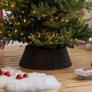 라탄 트리 바스켓 장식 중형 바구니 트리스커트 크리스마스