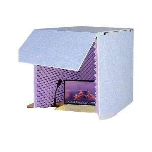 소음 차단 흡음재 박스 녹음 데스크탑 휴대용 유튜버 방음 간이 오디오북 부스