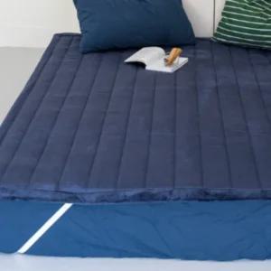 믹스앤매치 극세사 고정밴딩 침대패드 발열 SS 네이비 BNS