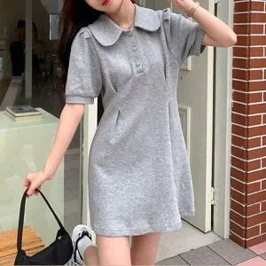 [하프클럽/]넥카라원피스룩 S/S 썸머 데일리 꾸안꾸 크롭 미니스커트 프리미