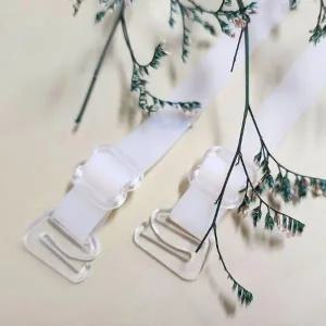 [룽스]반투명 살색 브라끈 투명브라 1cm