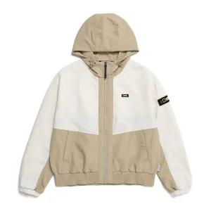 [내셔널지오그래픽]내셔널지오그래픽 N233WFT170 여성 타슬란 우븐 칼라 블록 풀집업 SAND BEIGE