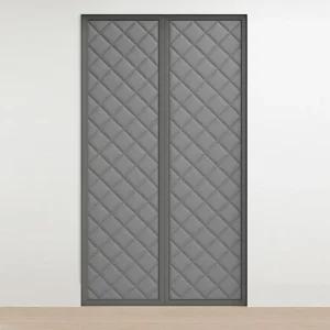 사계절 방수 현관문 외풍차단커튼 자석흡착식 방풍막 외풍차단커튼 베란다외풍차단 자석식커튼 엠보싱패딩