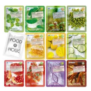 (100매)푸드어홀릭3D 내추럴에센스 마스크팩 택1