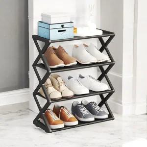 조립식 소품 정리 신발장 아기 유아 신발 정리대 장화 보관 간이 플라스틱 신발대 조립식 롱부츠 보관함