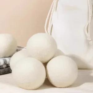천연 양모볼 드라이볼 세탁볼 먼지제거 건조기 생활 꿀템 집들이 선물 6cm 6P