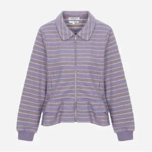 [롯데백화점]써스데이 아일랜드 스트라이프 프릴 셔츠형 집업 T258MST931W