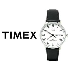 타이맥스 워터베리 클래식 가죽 손목시계 TW2U88400