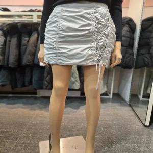 [에고이스트] 레이스업 디테일 셔링 미니 스커트   EQ4PS-160