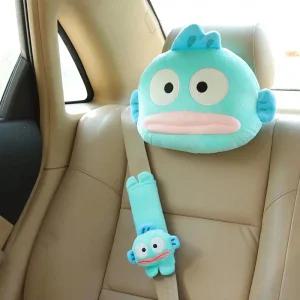 한교동 자동차 안전벨트 커버 목 베개 어깨 보호 차량 인테리어 액세서리 장식