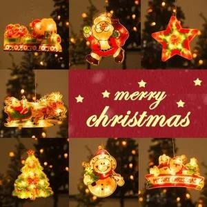 창문 크리스마스 LED조명 흡착식 무드등 인테리어 크리스마스 겨울 흡착식