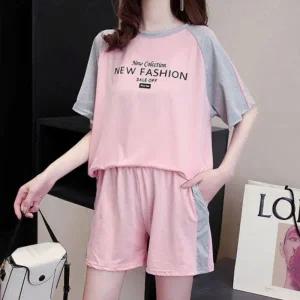 [하프클럽/]여름반팔 세트 반팔티 반팔반바지 홈 남자런닝