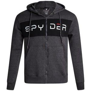 스파이더 남성용 집업 후드티 - 슈퍼 소프트 퍼포먼스 플리스 스웨트셔츠 러닝 워킹 체육관용 따뜻한 운동용