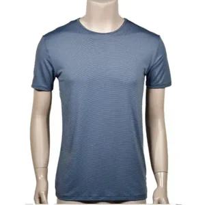 [하프클럽/]부드러운 착용감 남성 스트라이프 반팔런닝