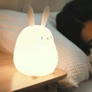 말랑토끼 무드등 LED 타이머 터치 취침등 수면등 탁상 침대 테이블 래빗 D