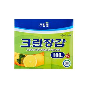 크린? 크린장갑 100매 일회용 비닐 장갑 위생장갑