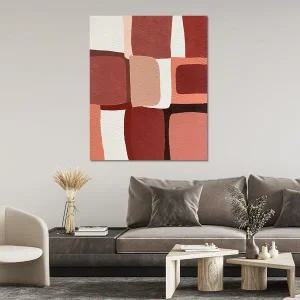 [트리빌리지]이사선물 현대미술 텍스처 추상화 따뜻한톤 그림 주택인테리어