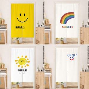 스마일 선반가리개 주방 책장 일체형 쪽커튼 방문 수납장 화이트 홈테리어 스타일