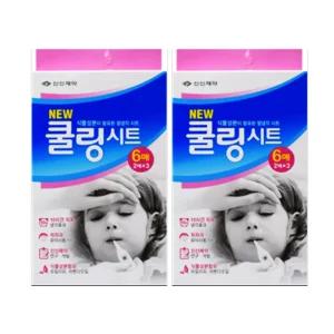 신신제약 뉴 쿨링시트 6매입 2개/영유아 아기 어린이 해열패치 냉찜질팩