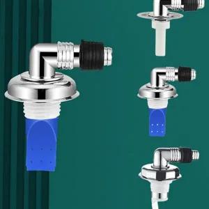 세탁실 배수구 트랩 실리콘 욕실 하수구 세탁기 배수구 트랩 냄새 차단 드레인 90도 호스 연결 제거 배관