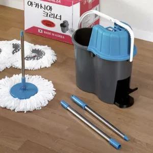 밀대 걸레 대용량 물청소 회전 극세사 통돌이 물튀김방지 대걸레 회전물걸레 극세사걸레