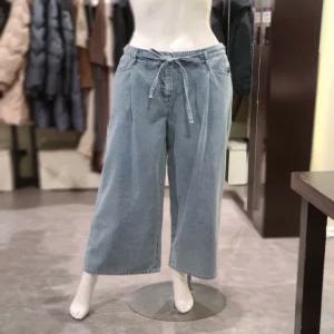 [트리아나] 소고 벨트포인트 와이드데님팬츠 AL2XA14