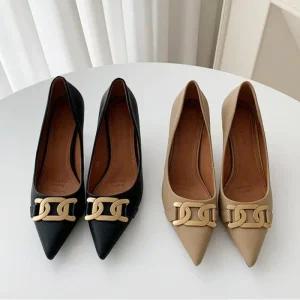 베이직 미들힐 슬링백힐 웨지힐 샌들 구두 여자구두