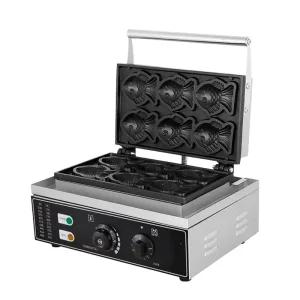 붕어빵기계 업소용 장사 붕어빵 카페 샌드위치 가정용 전기 6구 와플기계 미니 길거리