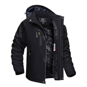 타코센 겨울 재킷 남성 방수 플리스 스노우 스키 군용 전술 코트 파카 후드 레인코트