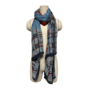 [러브캣]러브캣 체크풀레이 스카프(FIF8X203BUZZ)