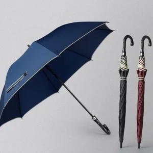 자동 장우산 튼튼한 무지 커플 남자 장우산 성인