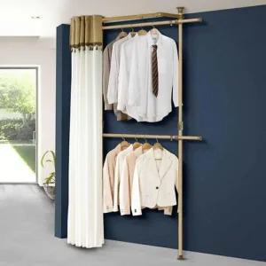 Rly 커튼행거 수납 옷걸이행거 스탠드행거 옷행거 튼튼