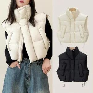 Rly 패딩 경량 조끼 겨울 점퍼 가을 여성 숏패딩 크