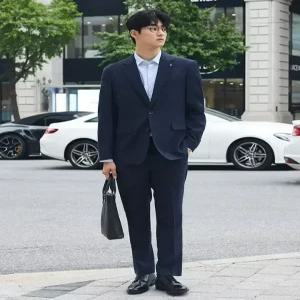 [STCO] 네이비 클래식핏 솔리드 수트셋업-SSJTD54CSN_SSLTD54CSN