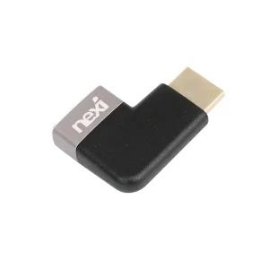 HDMI M - F 연장 ㄱ자 우향 꺾임 젠더 영상젠더