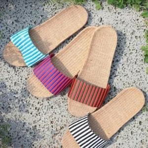 [마이모노샵] 여름 여행룩 바캉스 왕골 실내화 샌들 슬리퍼 개강룩