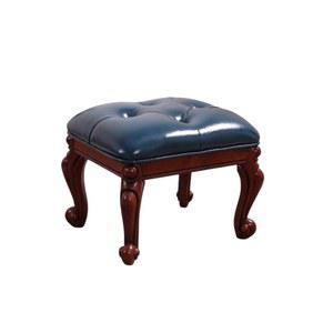 엔틱 원목 스툴 유럽식 긴의자 상담 높은 엔틱테이블의자 60cm A1730 원단 발받침