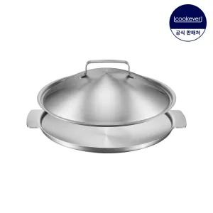 퓨어 통3중 전골팬 30cm 커버 포함